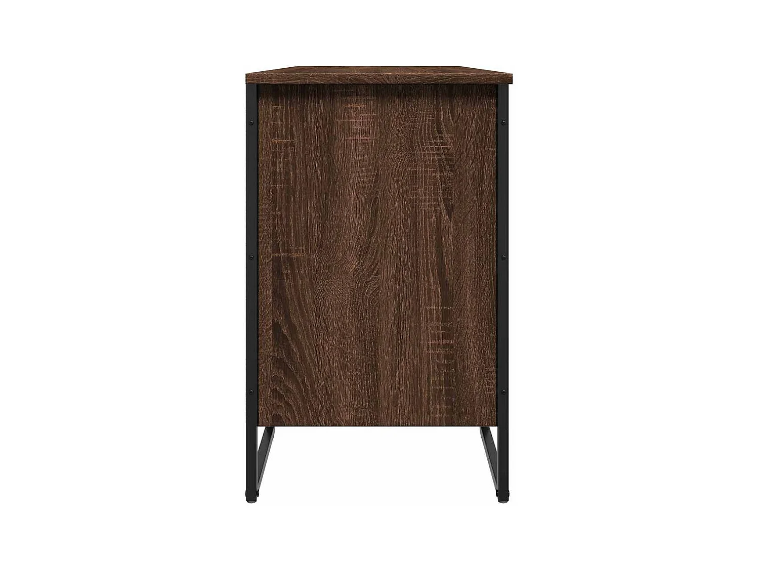 Scarpiera rovere marrone 90x38x61,5 cm in legno ingegnerizzato