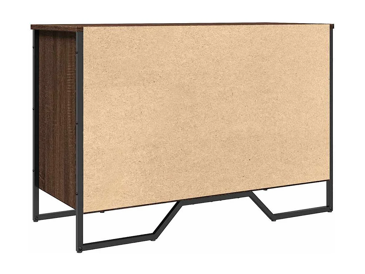 Zapatero roble marrón 90x38x61,5 cm madera de ingeniería