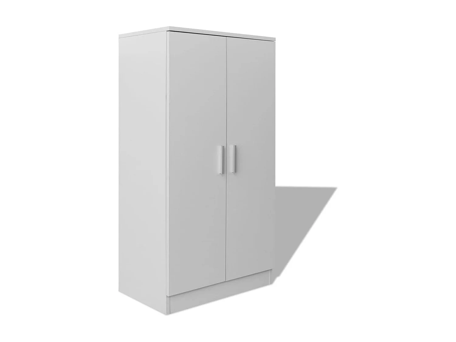 Meuble à chaussures 7 étagères blanc