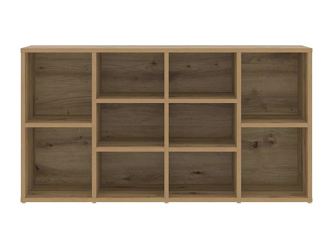 Banc à chaussures avec étagère Autre chêne artisanal 103 x 30 x 55 cm