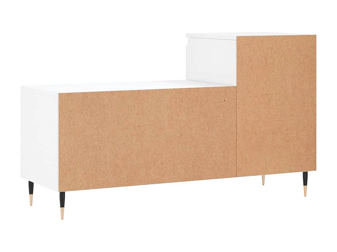 Armoire à chaussures Blanc 102x36x60 cm Bois d'ingénierie