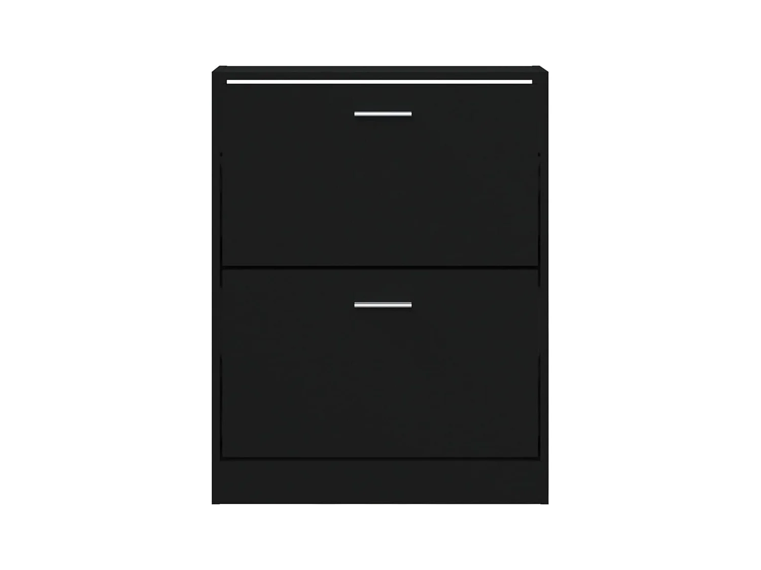 Armoire à chaussures Noir 59x17x81 cm Bois d'ingénierie