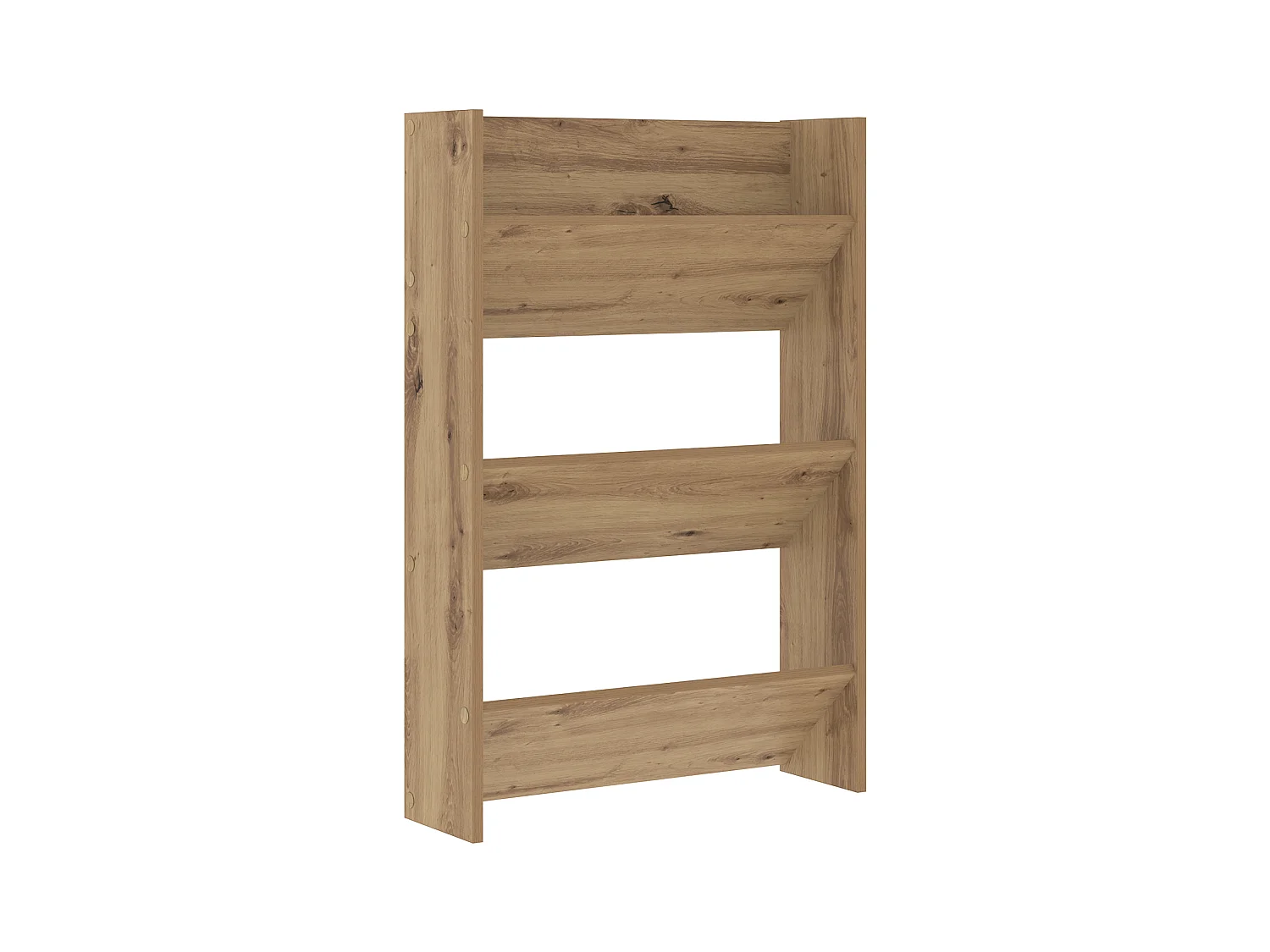 Cabinets à chaussures muraux avec étagère Autre 2 pcs chêne artisanal