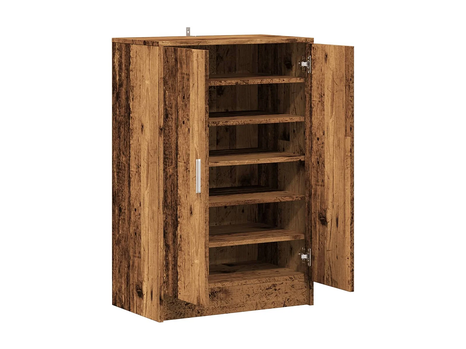 Zapatero de madera antiguo 60x35x92 cm madera contrachapada