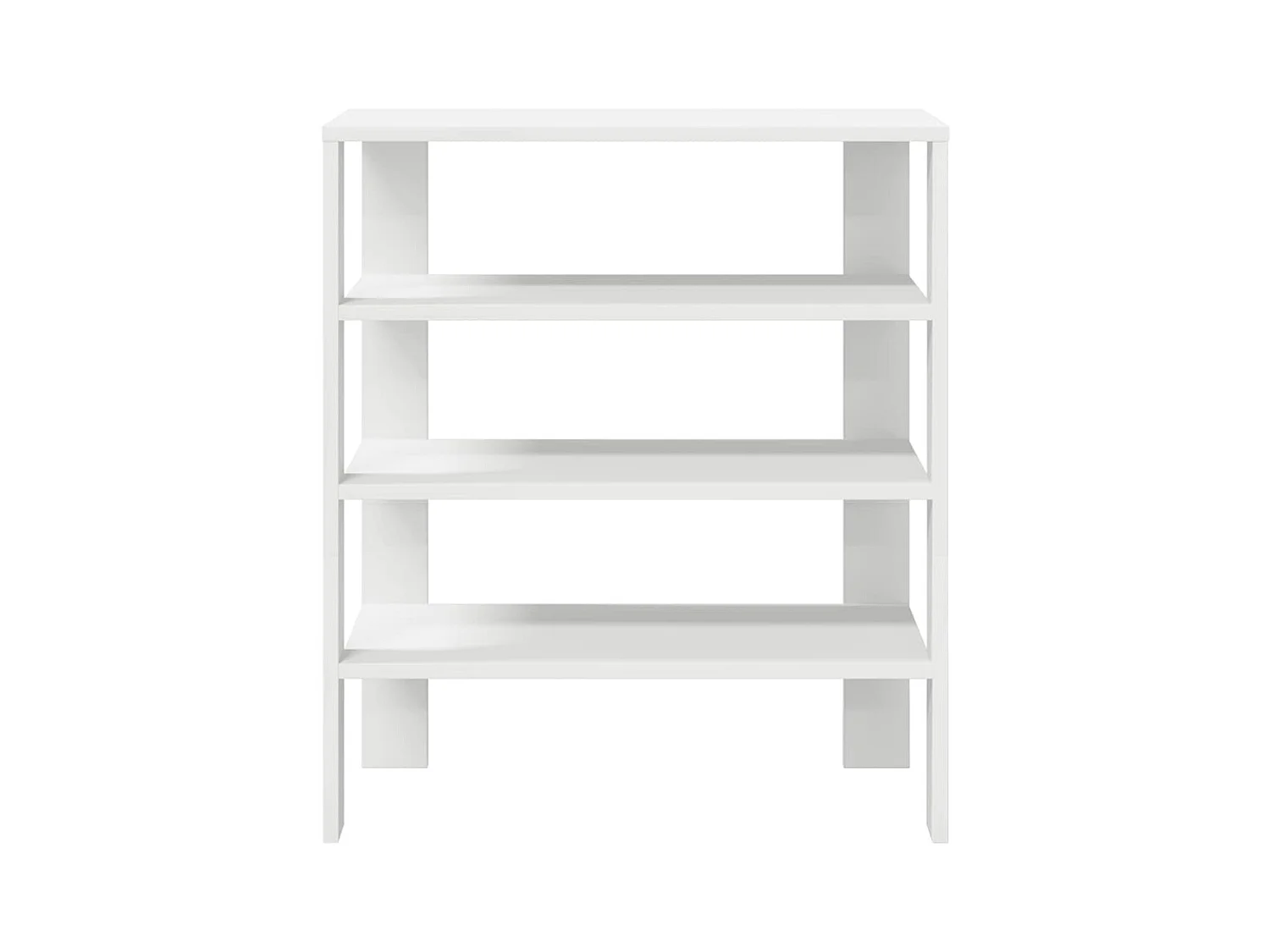 Étagère à chaussures blanc 61x32x70 cm bois d'ingénierie