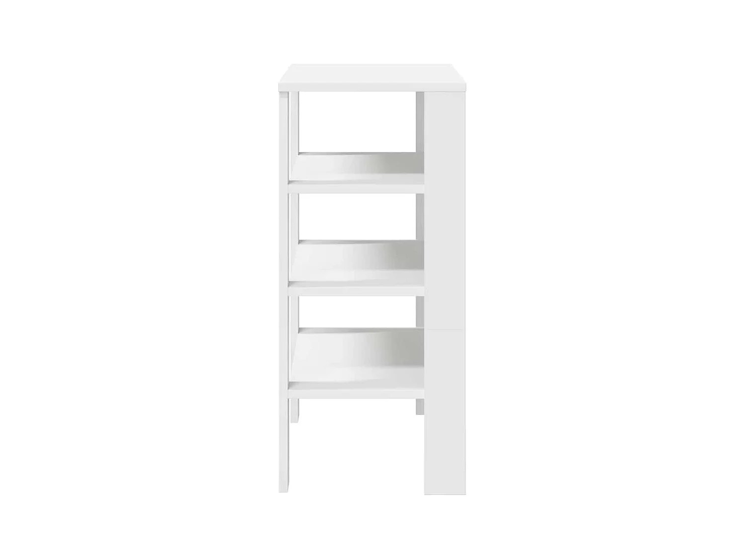 Étagère à chaussures blanc 61x32x70 cm bois d'ingénierie