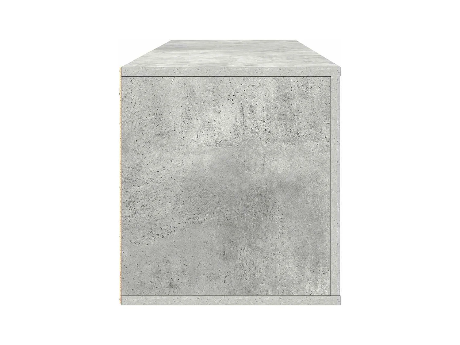 Betongrijze wandschoenenkast 100x35x38 cm