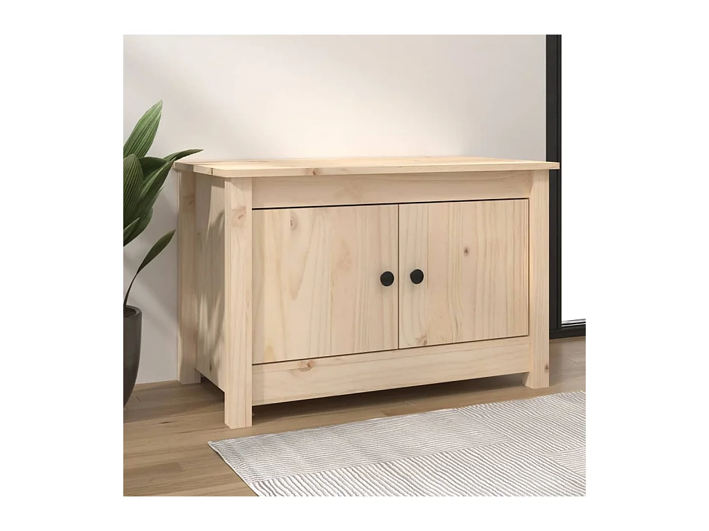 Armoire à chaussures 70x38x45,5 cm Bois de pin massif