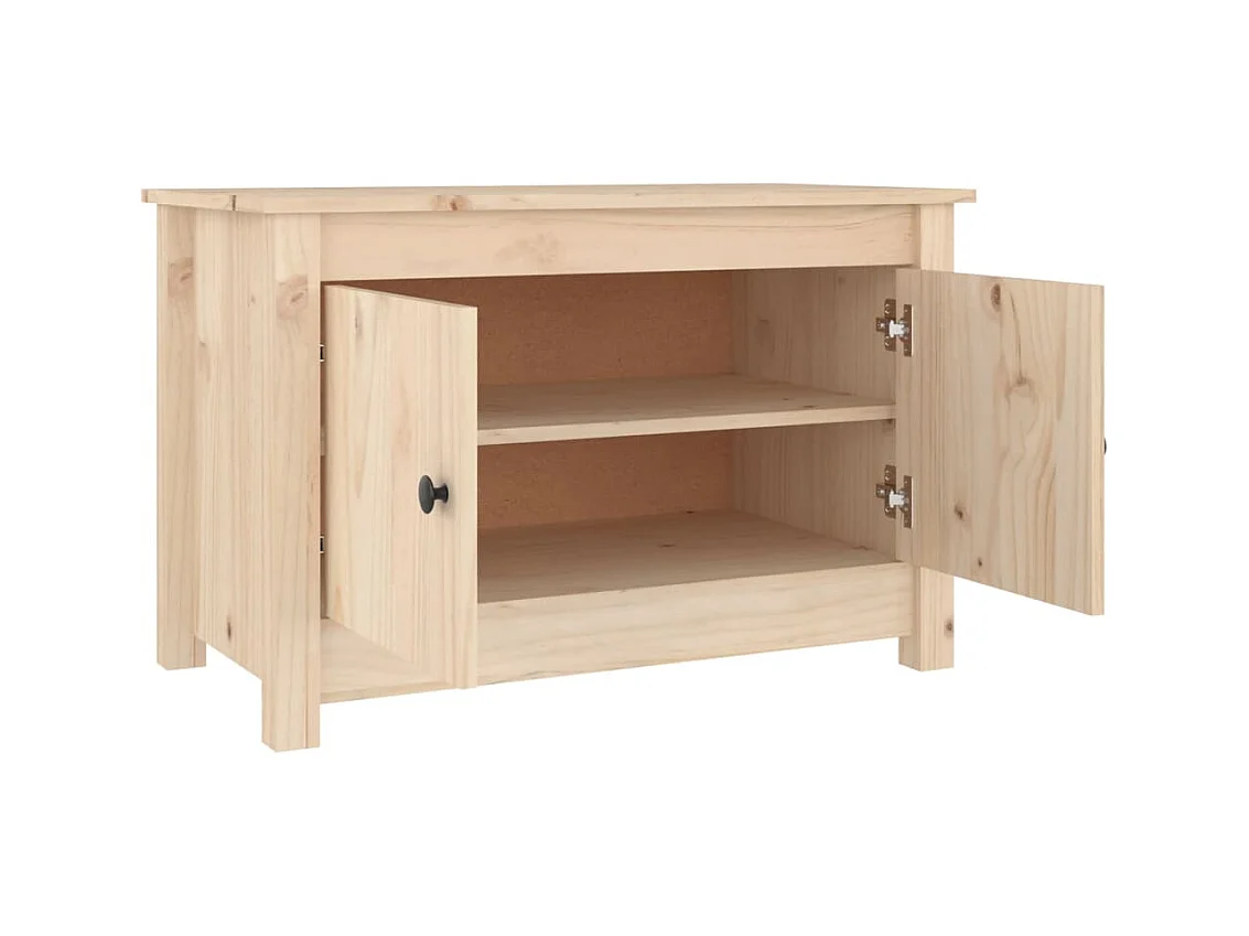 Armoire à chaussures 70x38x45,5 cm Bois de pin massif