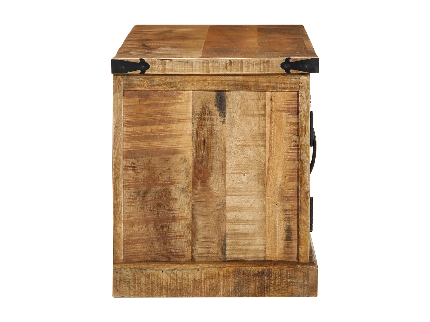 Banc à chaussures 110x38x45 cm Bois massif Bois de mangue brut