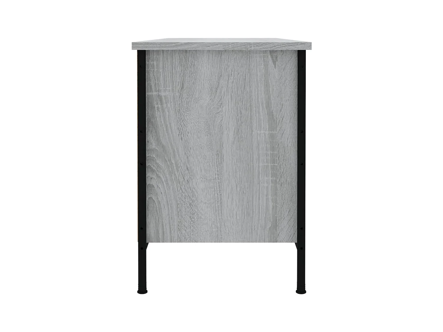 Sonoma grijze schoenenkast 100x35x50 cm bewerkt hout