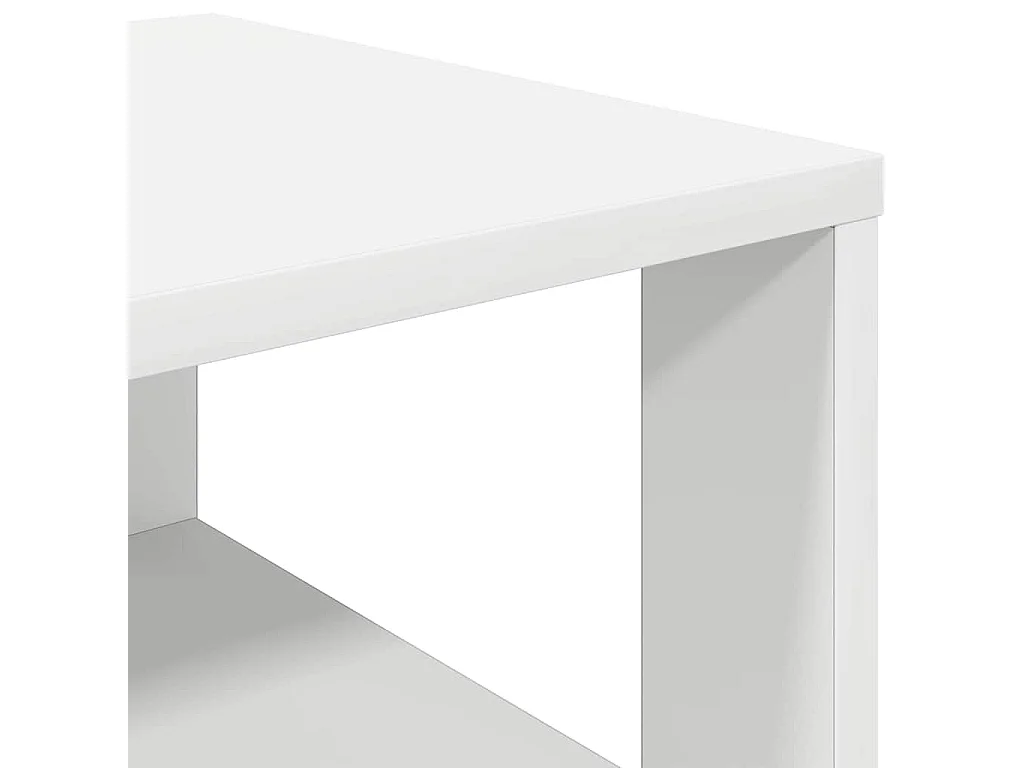 Étagère à chaussures blanc 61x32x105 cm bois d'ingénierie