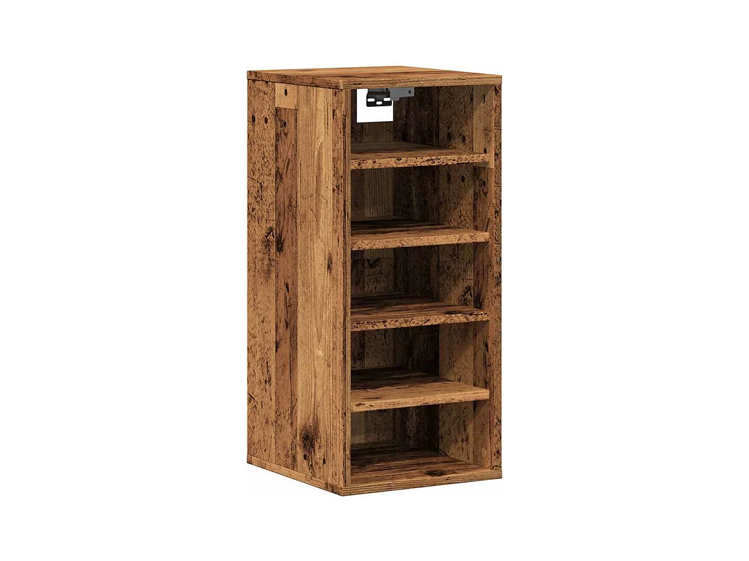 Armoire à chaussures vieux bois 32x35x70 cm bois d'ingénierie