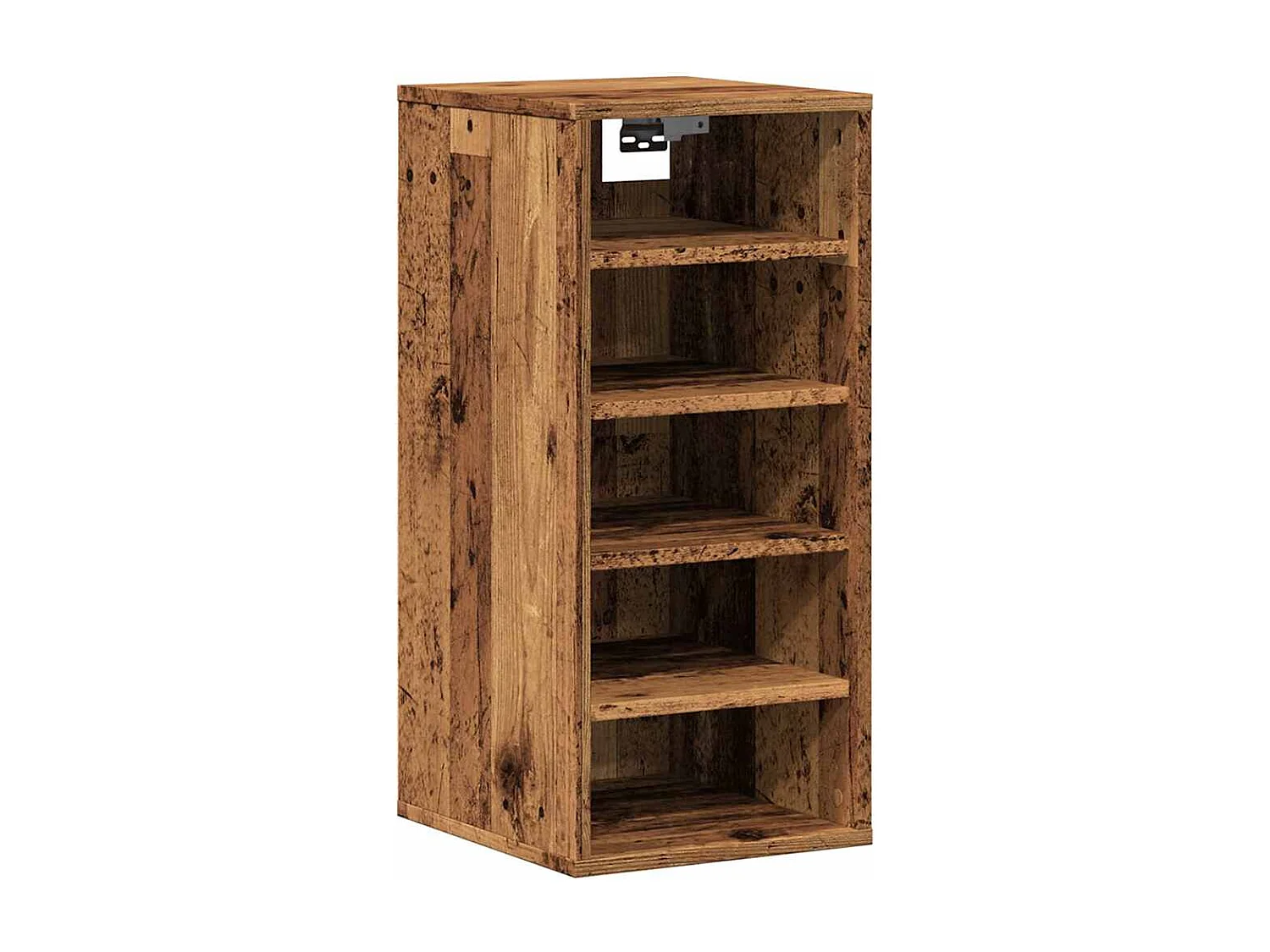 Armoire à chaussures vieux bois 32x35x70 cm bois d'ingénierie