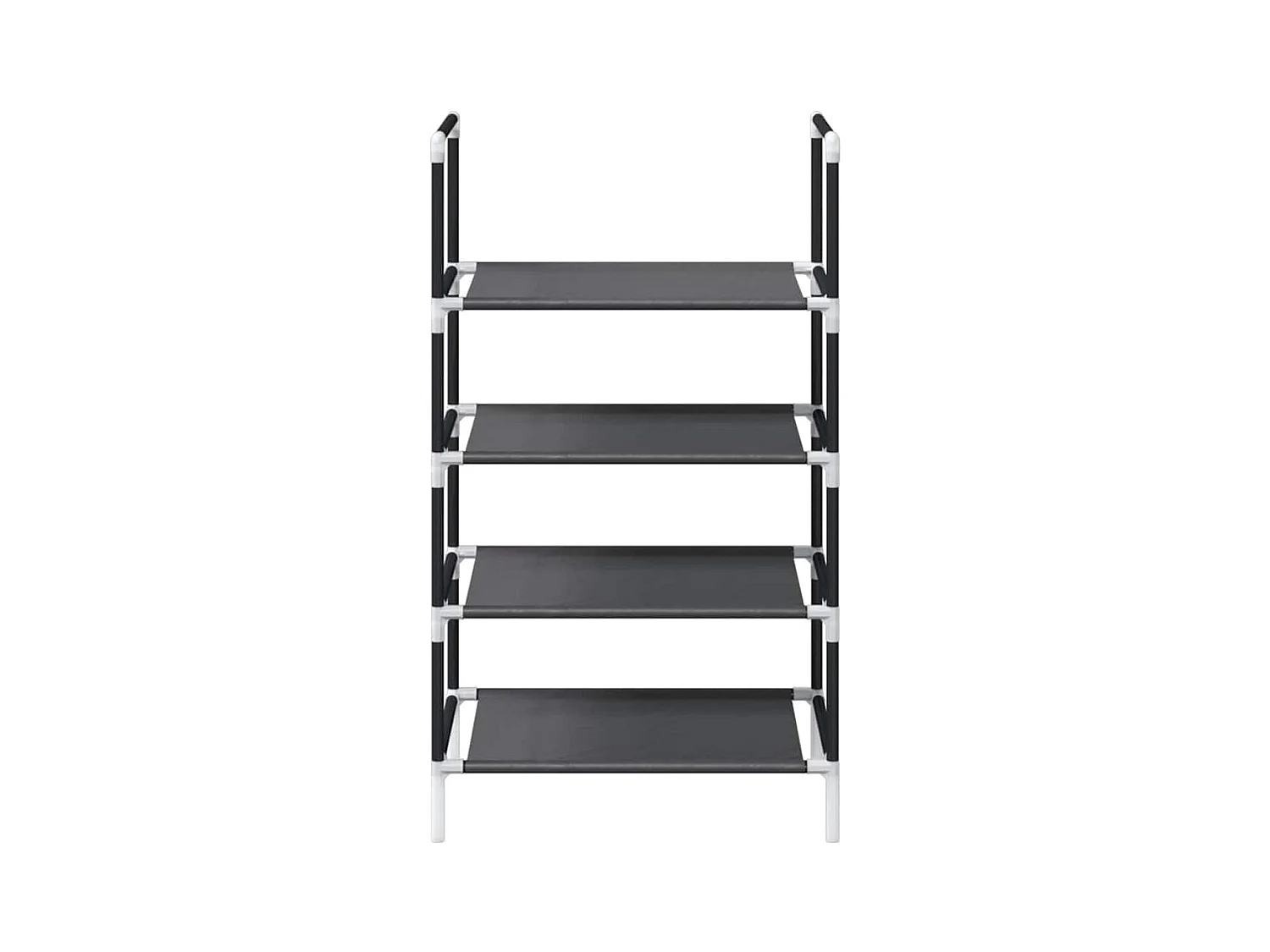 Étagère à chaussures 4 niveaux 44x28x77 cm tissu non-tissé