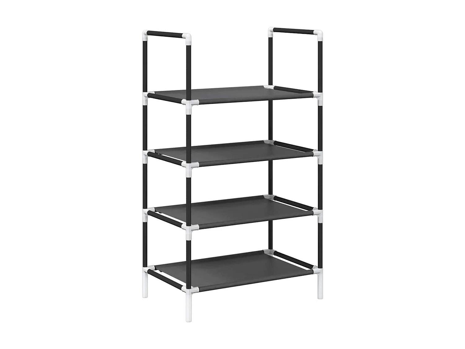 Étagère à chaussures 4 niveaux 44x28x77 cm tissu non-tissé