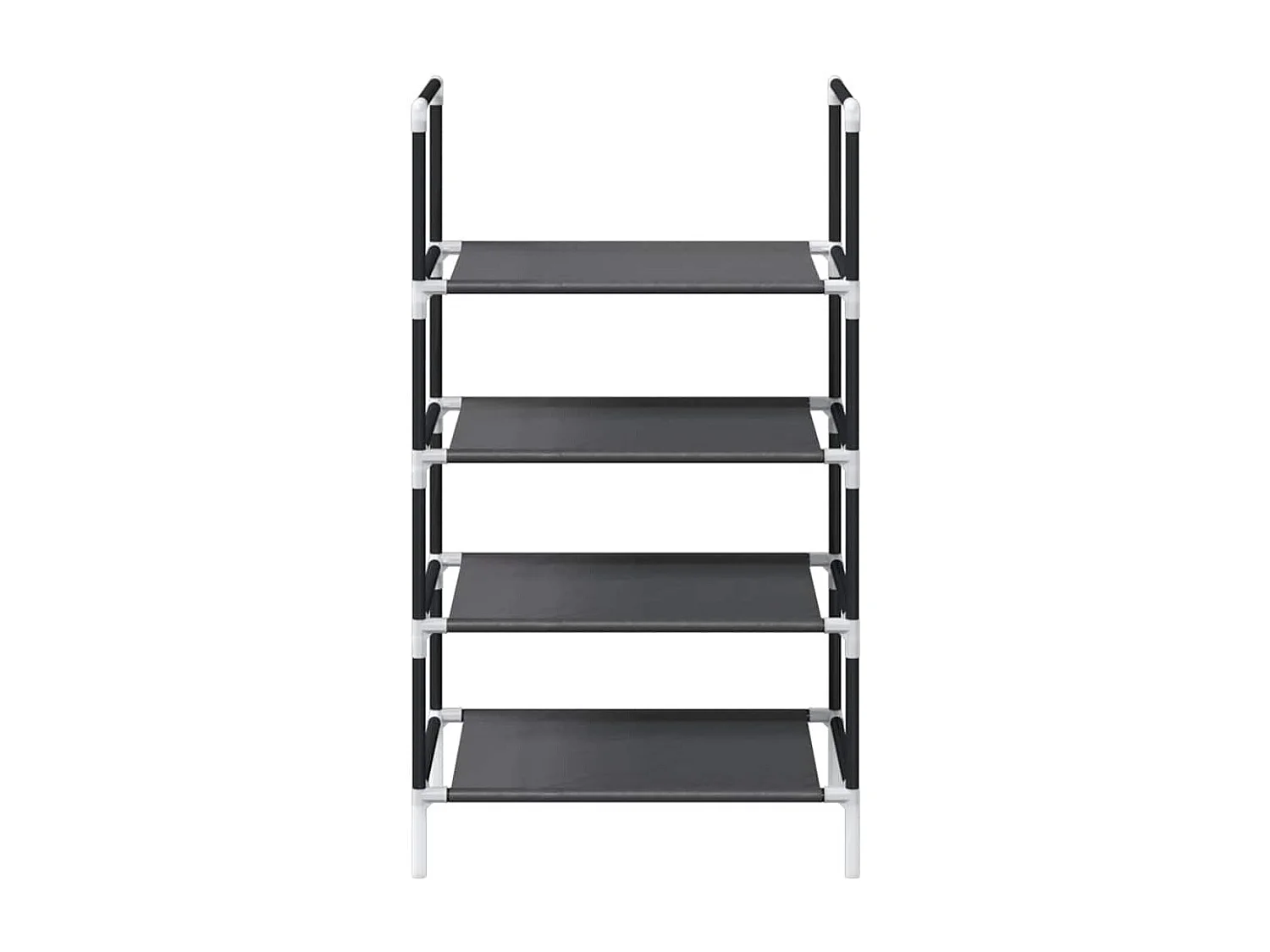 Étagère à chaussures 4 niveaux 44x28x77 cm tissu non-tissé