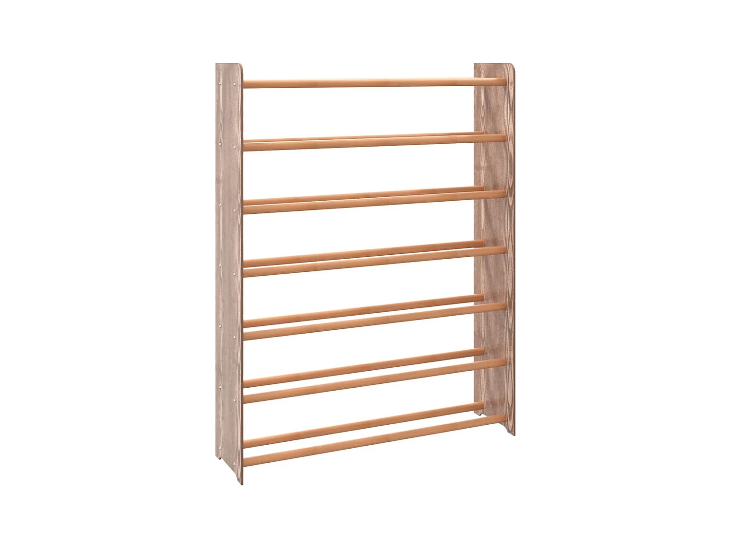 Étagère à chaussures Marron 90x24x117 cm Bois d'ingénierie