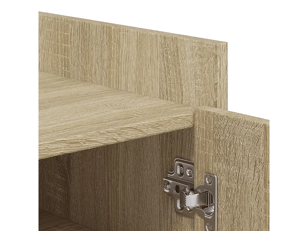 Zapatero de roble Sonoma 52x37,5x100 cm