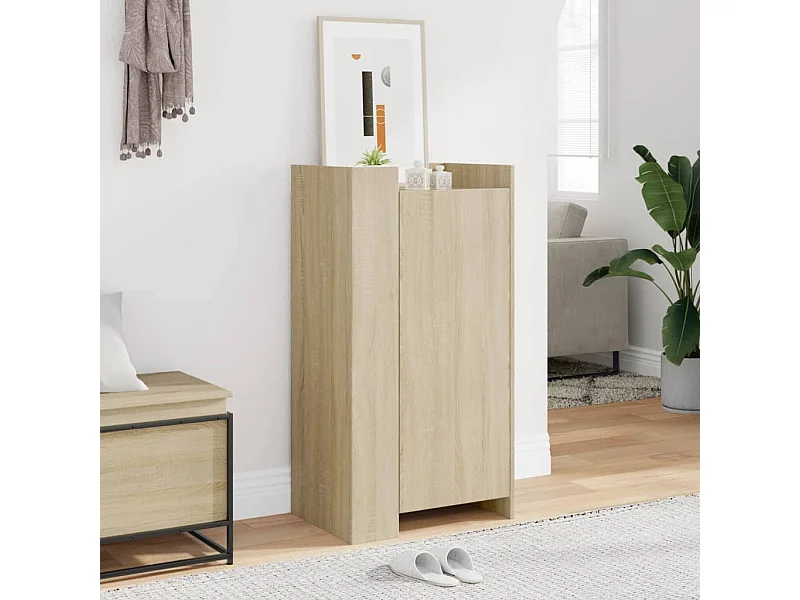 Zapatero de roble Sonoma 52x37,5x100 cm