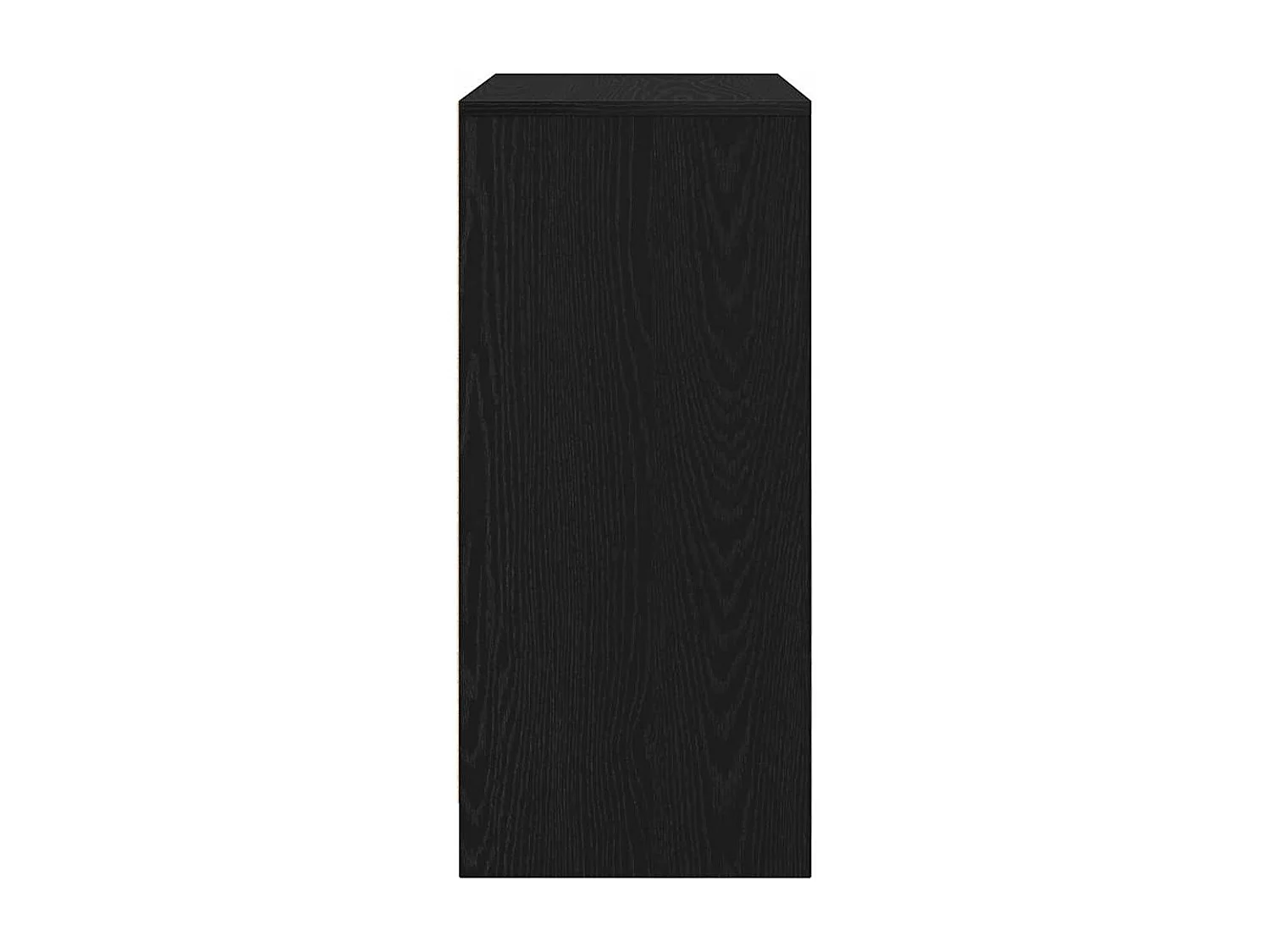 Armoire à chaussures chêne noir 57x34x76 cm bois d'ingénierie