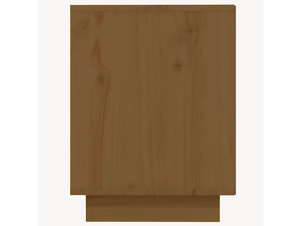 Armoire à chaussures Marron miel 110x34x45cm Bois de pin massif