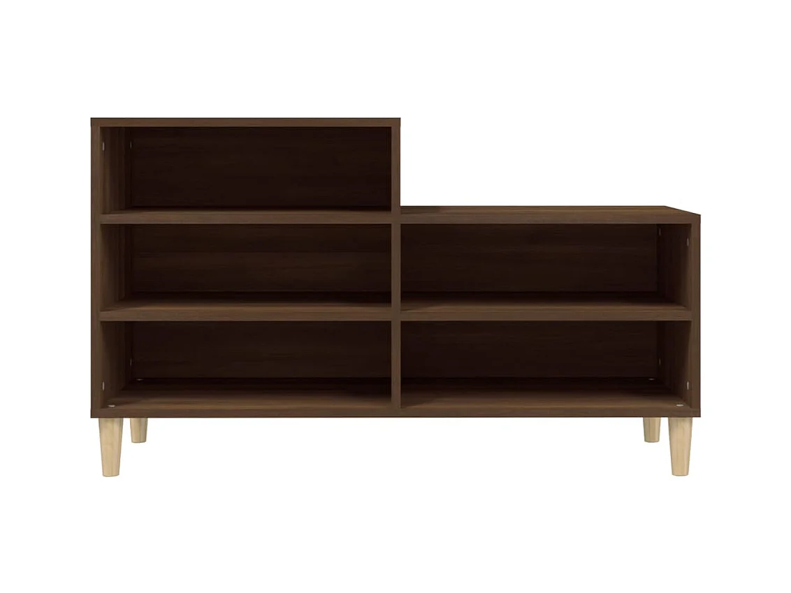 Armoire à chaussures Chêne marron 102x36x60cm Bois d'ingénierie