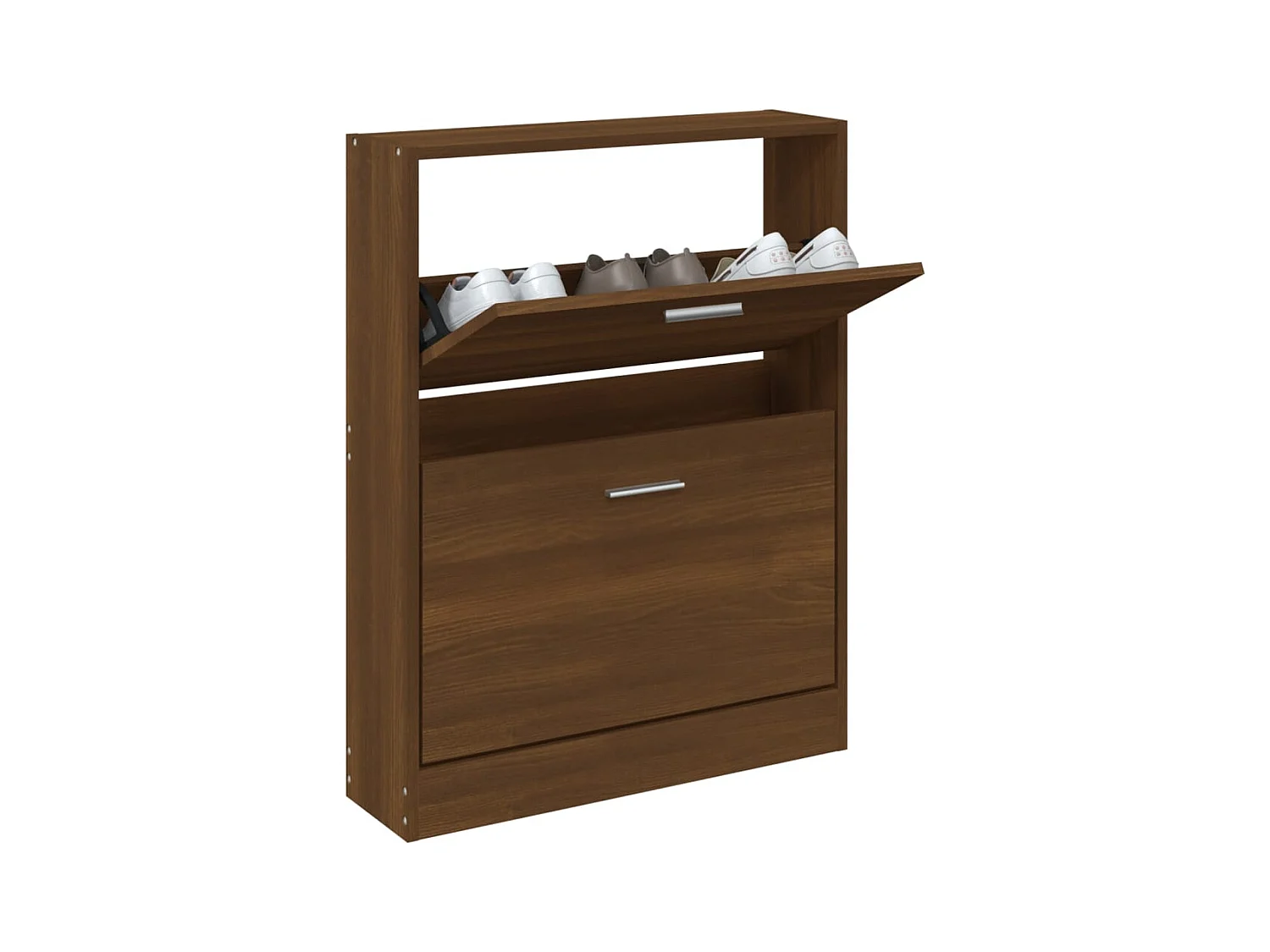 Armoire à chaussures Chêne marron 59x17x81 cm Bois d'ingénierie