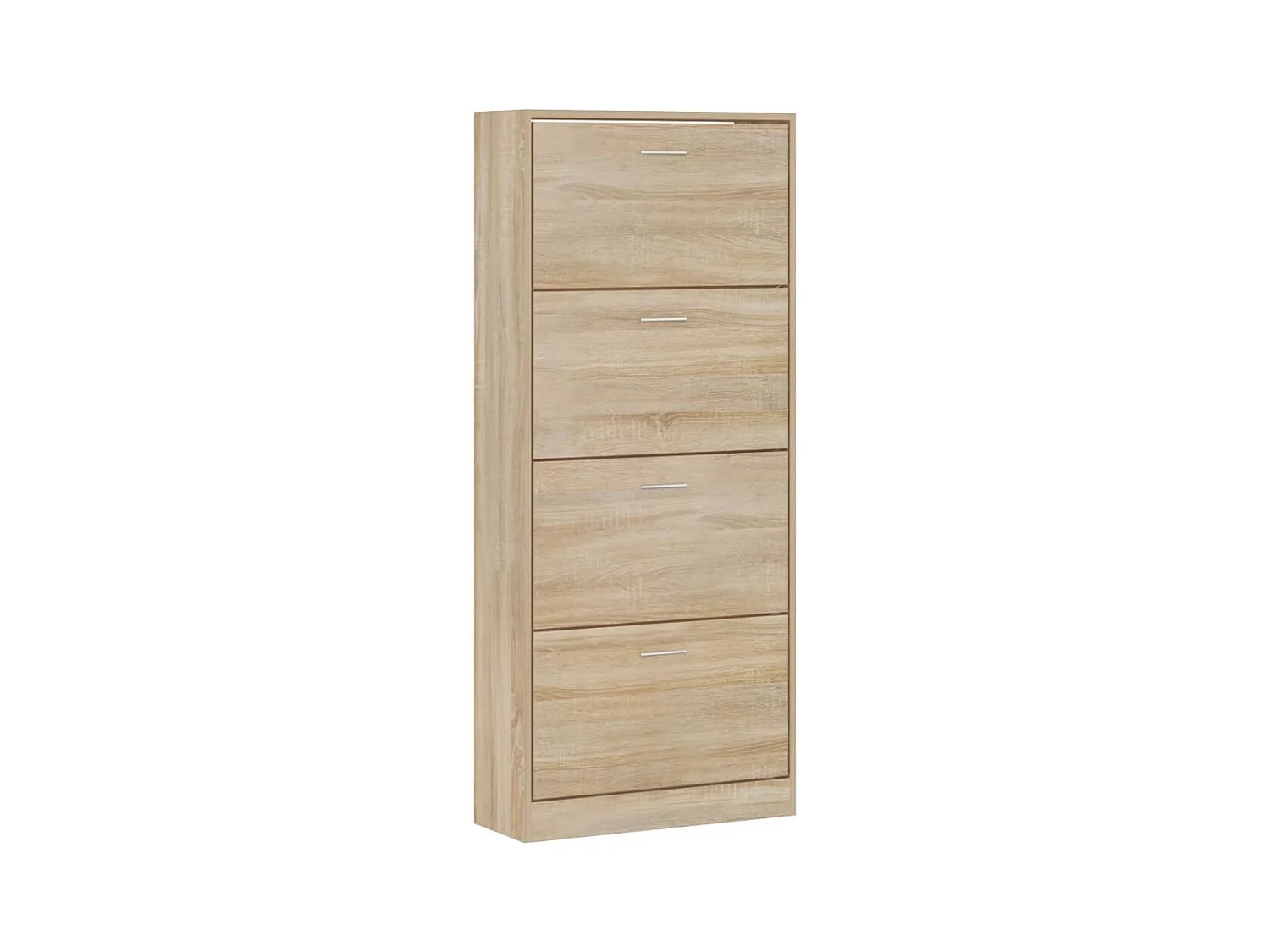 Armoire à chaussures Chêne sonoma 63x24x147cm Bois d'ingénierie