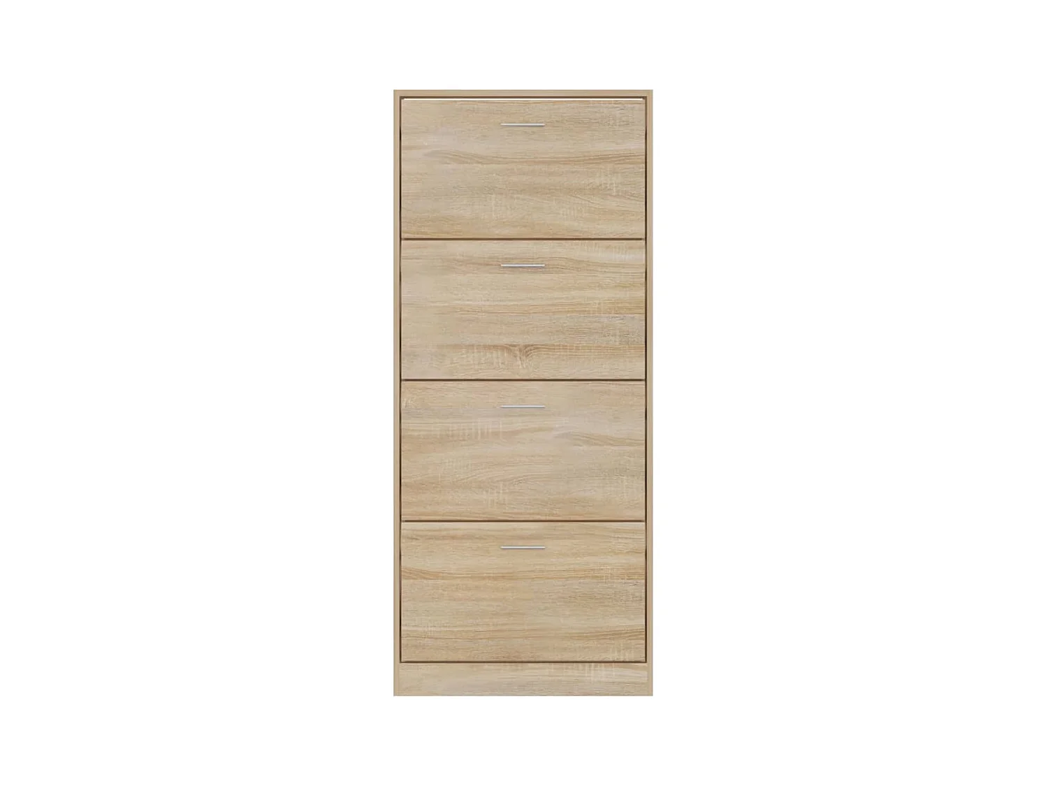 Armoire à chaussures Chêne sonoma 63x24x147cm Bois d'ingénierie