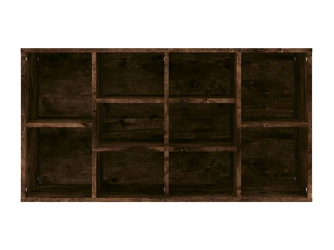 Banc à chaussures Chêne fumé 103x30x54,5 cm Bois d'ingénierie