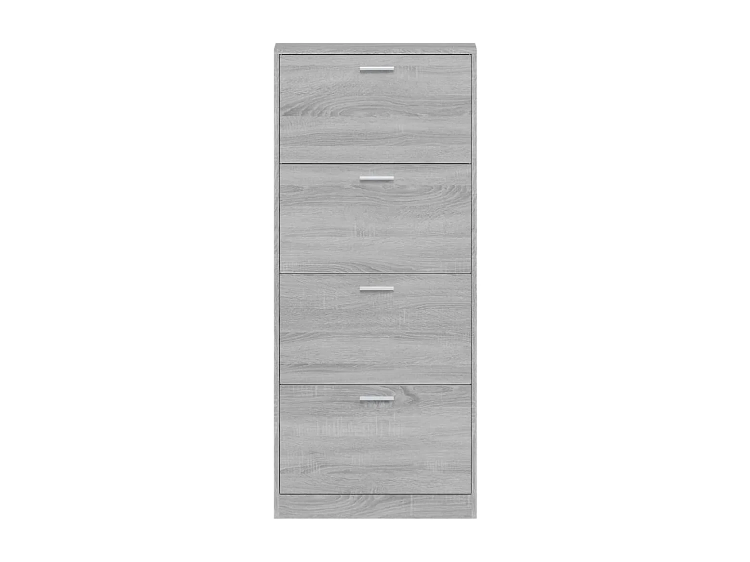 Zapatero Sonoma gris 59x17x150 cm Madera de ingeniería