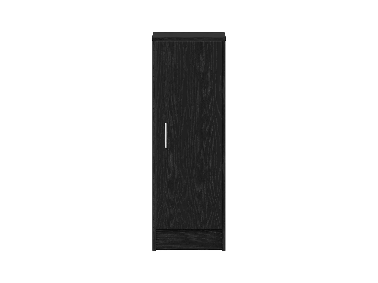 Meuble à chaussures Chêne noir 32x35x92 cm en bois composite