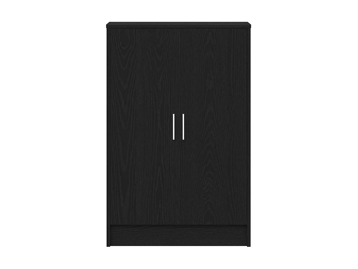 Armoire à chaussures chêne noir 60x35x92 cm bois d'ingénierie