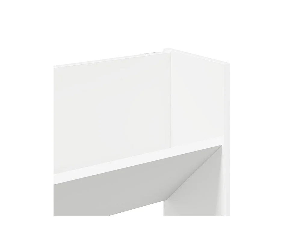 Armoire à chaussures murale Blanc 80x18x60 cm Aggloméré