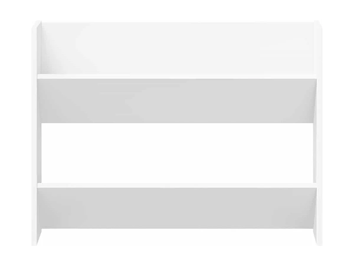 Armoire à chaussures murale Blanc 80x18x60 cm Aggloméré