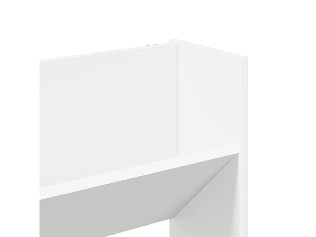 Armoire à chaussures murale Blanc 80x18x60 cm Aggloméré