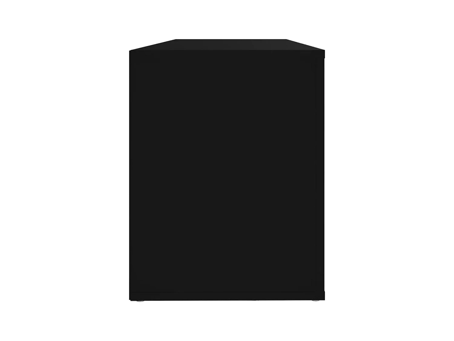 Armoire à chaussures Noir 100x35x45 cm Bois d'ingénierie