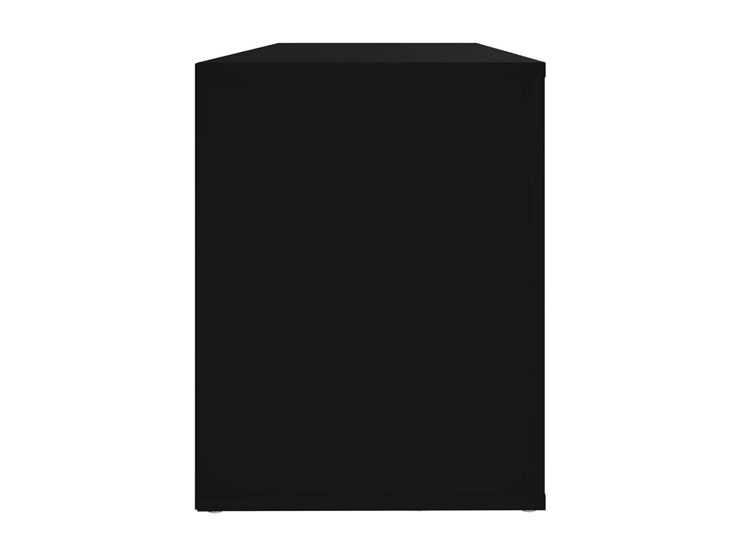 Scarpiera nera 100x35x45 cm Legno ingegnerizzato
