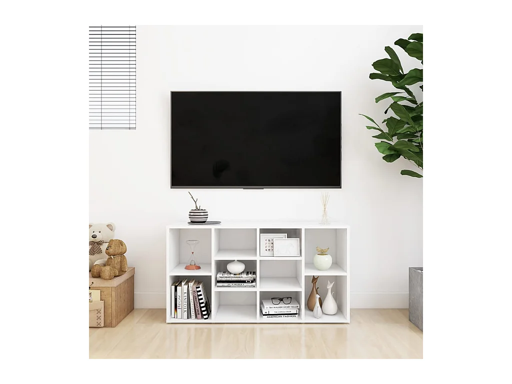 Witte schoenenbank 103x30x54,5 cm Technisch hout