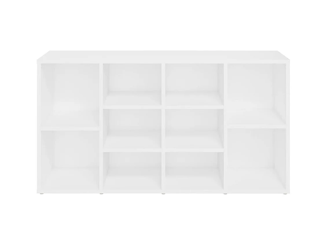 Witte schoenenbank 103x30x54,5 cm Technisch hout