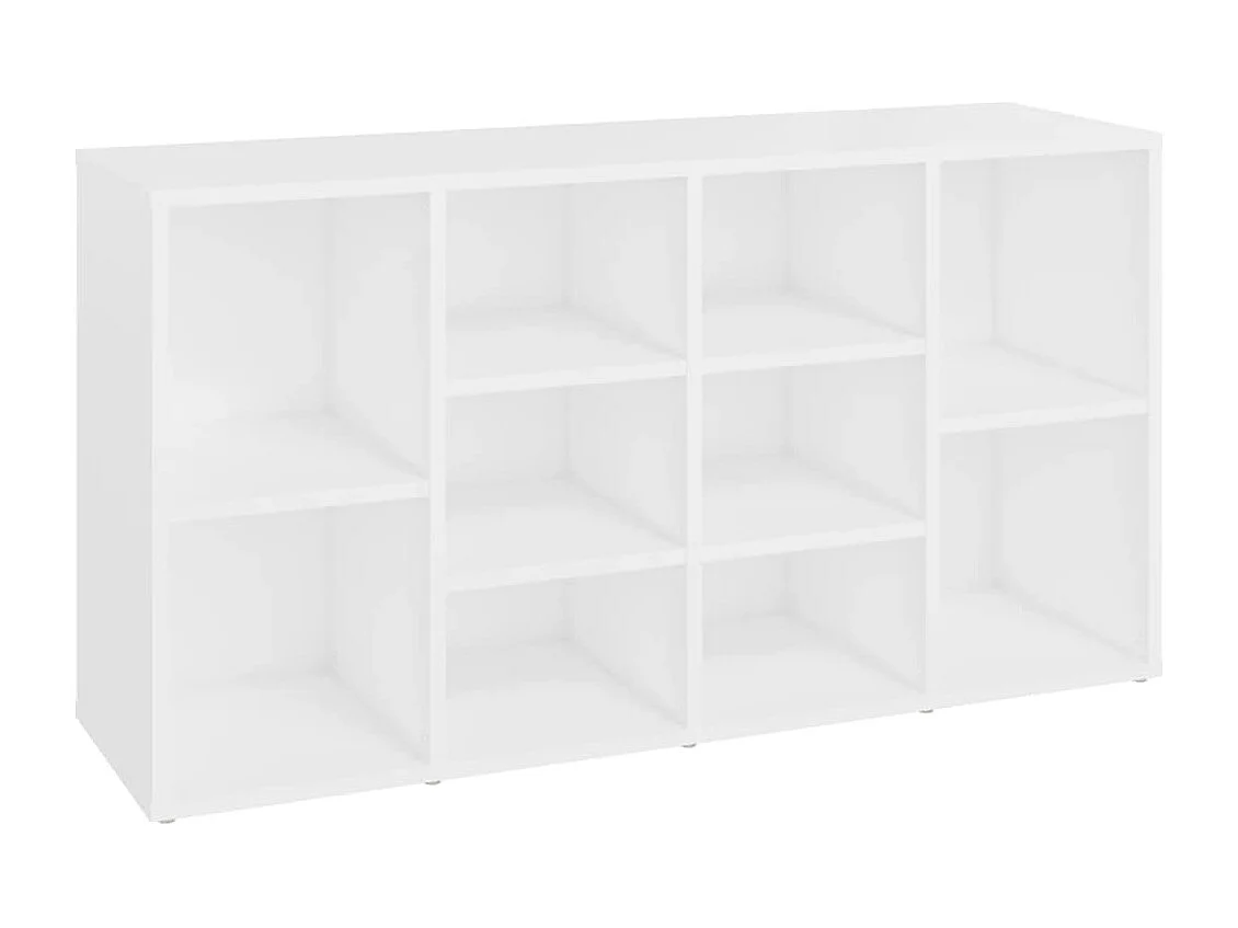 Banco zapatero blanco 103x30x54,5 cm Madera de ingeniería