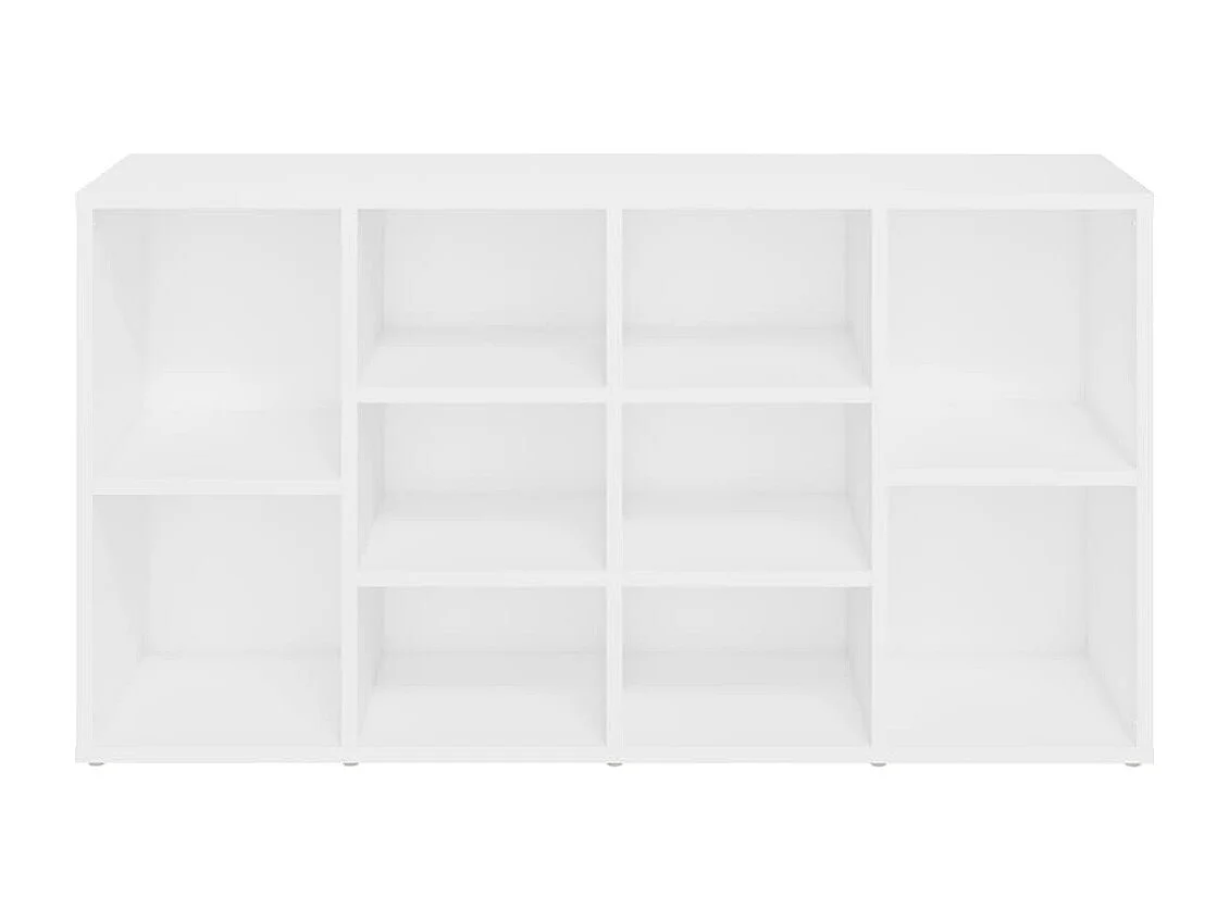 Banco zapatero blanco 103x30x54,5 cm Madera de ingeniería