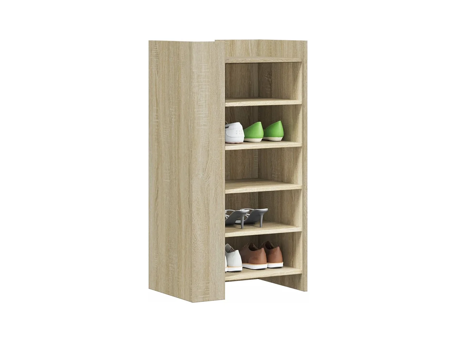 Scarpiera in rovere Sonoma 52x37,5x100 cm