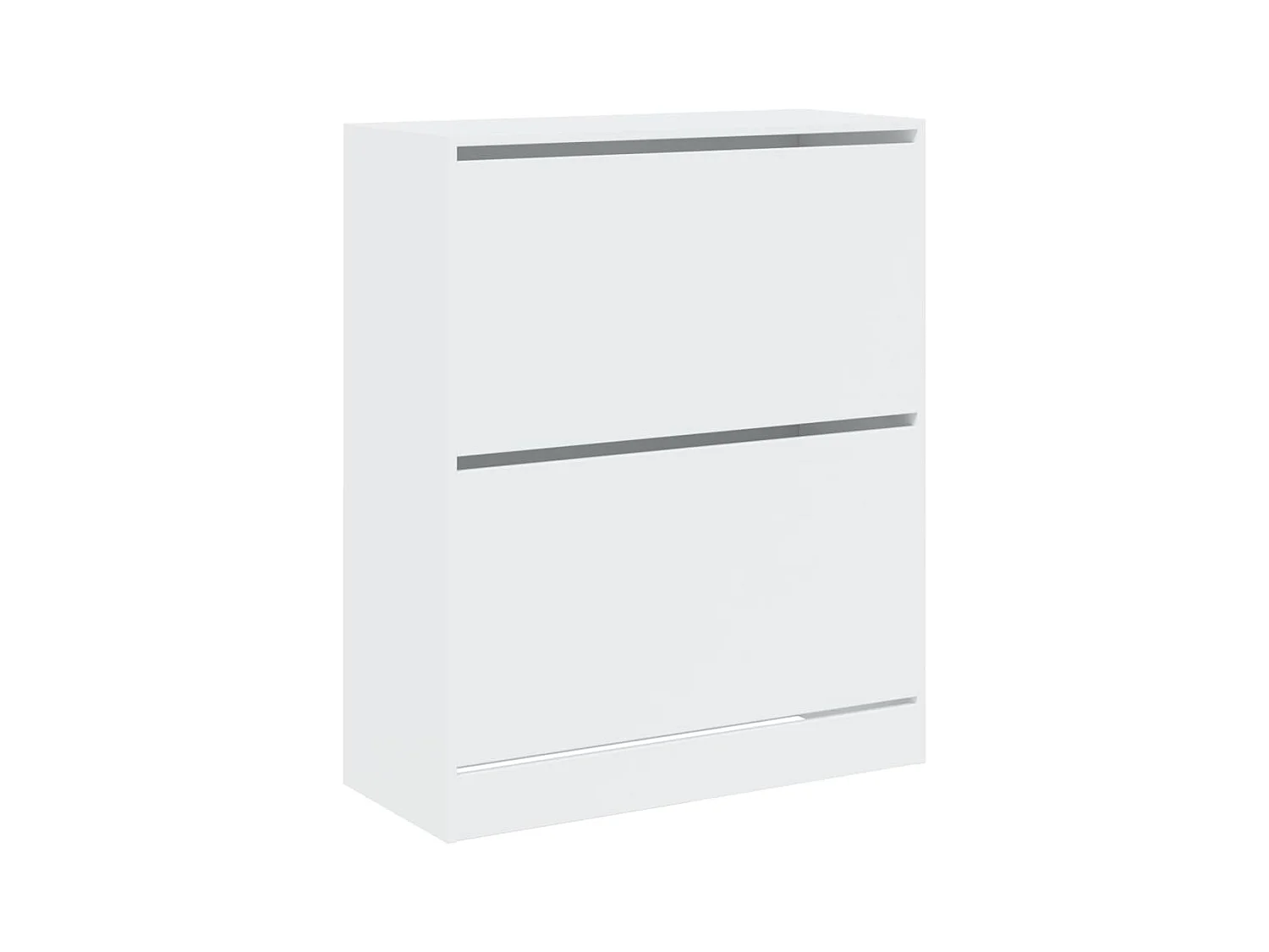 Armoire à chaussures blanc 80x34x96,5 cm bois d'ingénierie