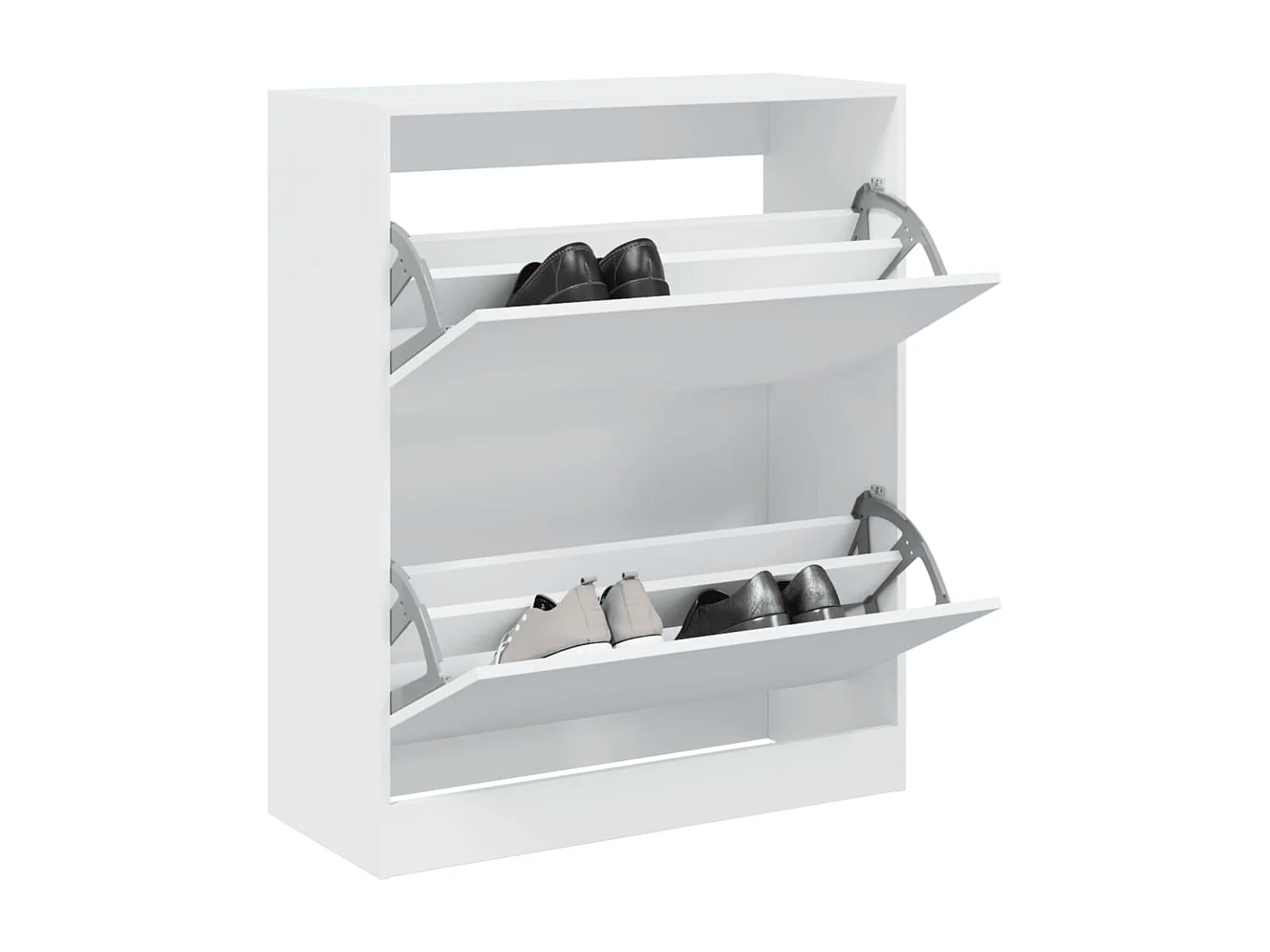 Zapatero blanco 80x34x96,5 cm madera contrachapada