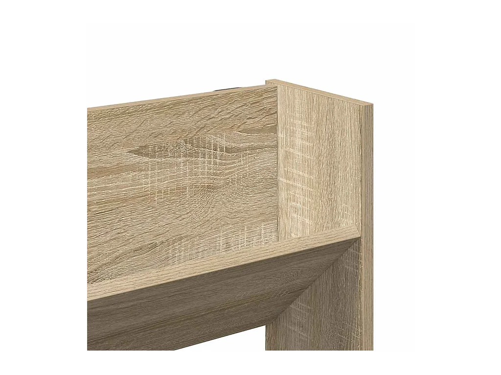 Armoire à chaussures murale chêne Sonoma bois d'ingénierie