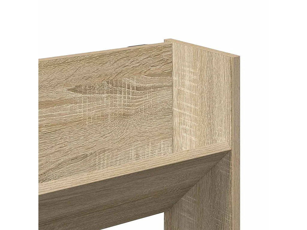 Armoire à chaussures murale chêne Sonoma bois d'ingénierie