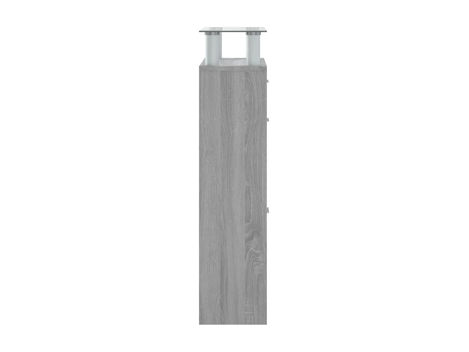 Scarpiera Sonoma grigia 63x24x104 cm in legno ingegnerizzato