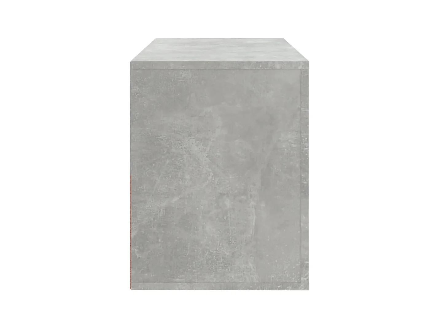 Zapatero gris hormigón 80x35x45 cm Madera de ingeniería